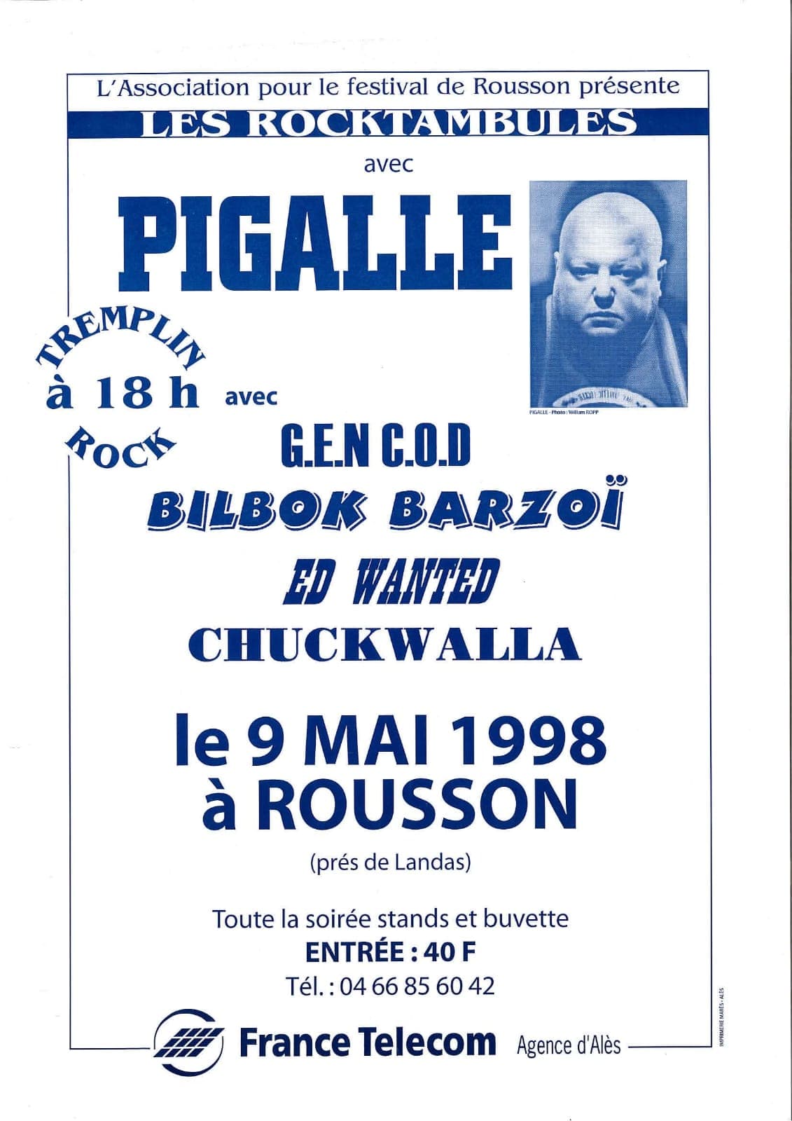 Affiche du festival Les Rocktambules 1