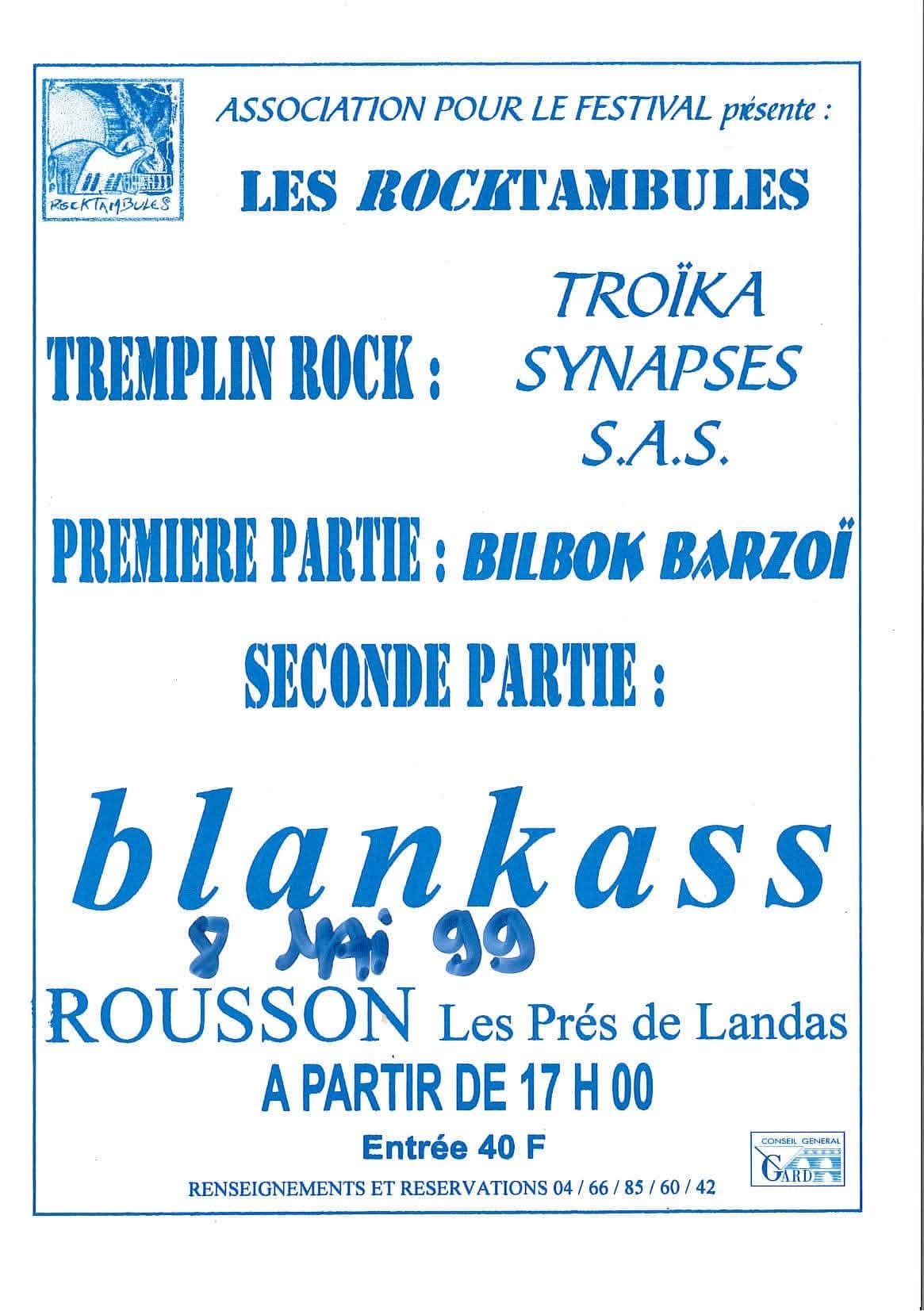 Affiche du festival Les Rocktambules 2