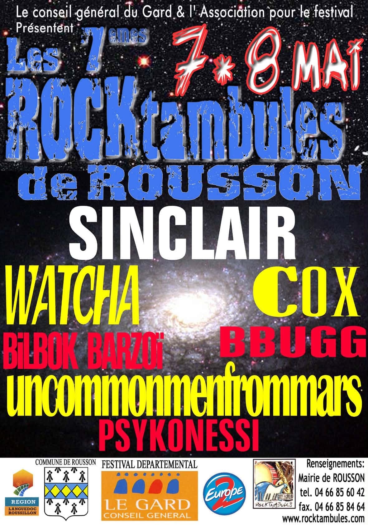 Affiche du festival Les Rocktambules 7
