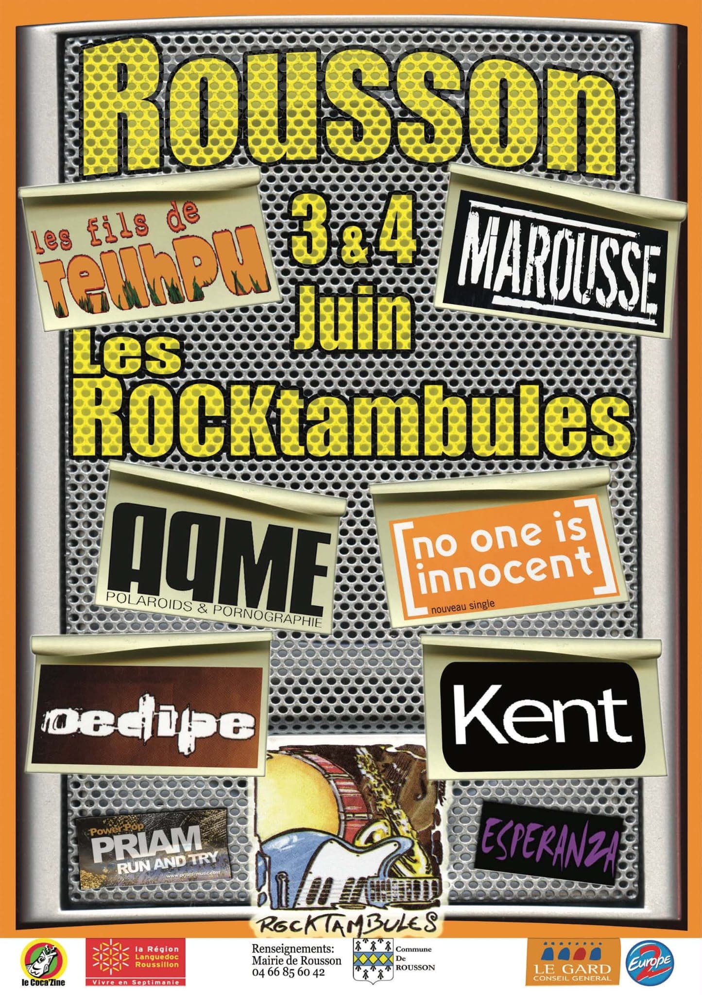 Affiche du festival Les Rocktambules 8