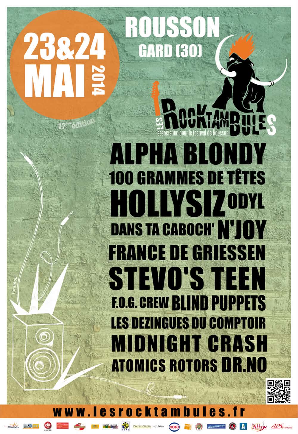 Affiche du festival Les Rocktambules 17